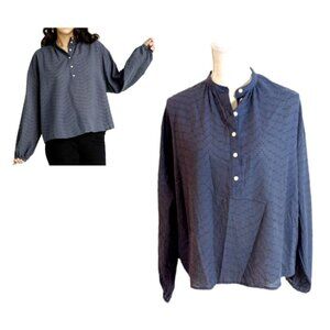 Universal Thread Gray Cotton Boho Top Small